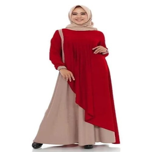 Exclusive Imported Dubai Cherry Borka with Hijab